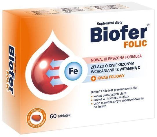 Biofer Folic 60 tabletek