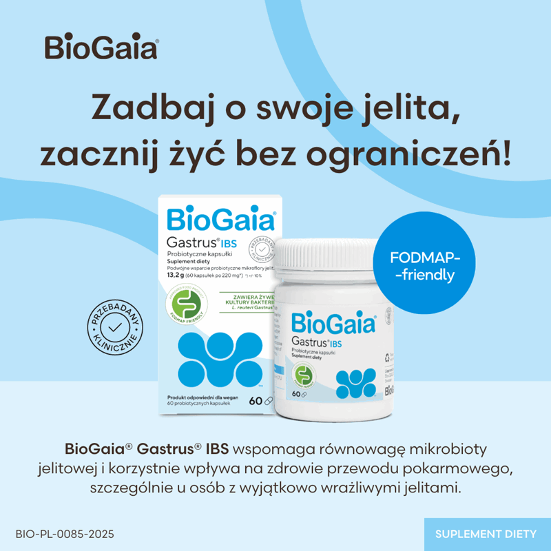 BioGaia Gastrotus IBS kapsułki, 60 szt.