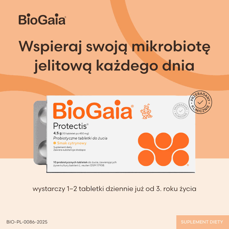 BioGaia ProTectis tabletki do żucia, 10 szt.