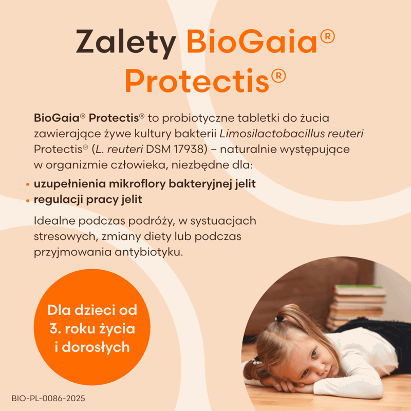 BioGaia ProTectis tabletki do żucia, 10 szt.