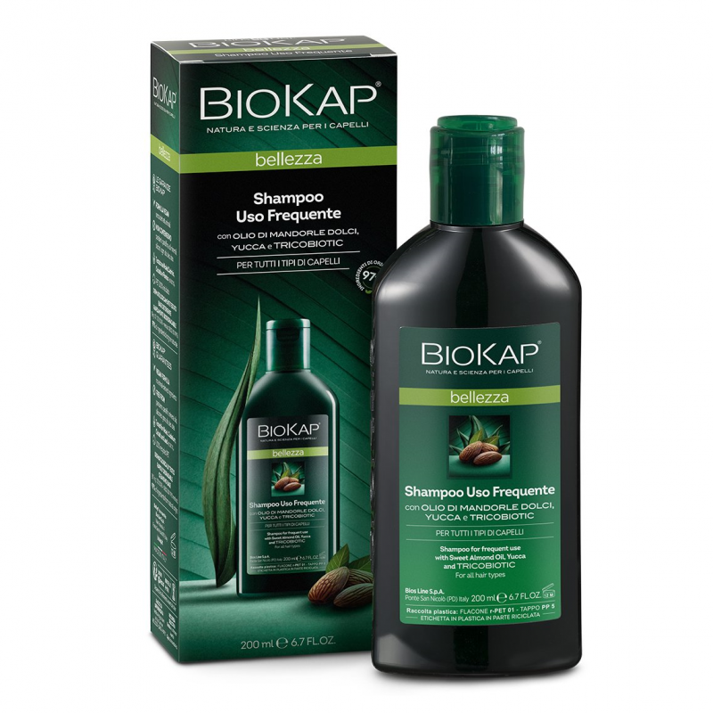 Biokap Bellezza szampon do częstego mycia włosów, 200 ml