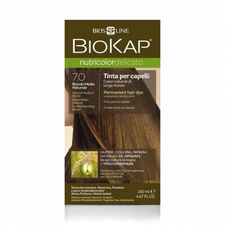 BIOKAP NutralDelicato 7.0 (Średni naturalny blond) 1 op