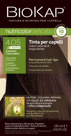 BIOKAP NutriColor Delicato Rapid 4.05 (Czekoladowy kasztan) 135 ml
