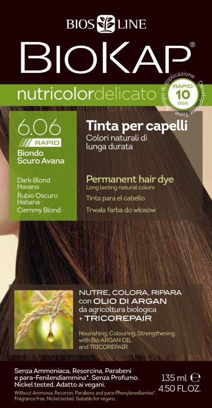 Biokap NutriColor Delicato Rapid 6.06, 135 ml