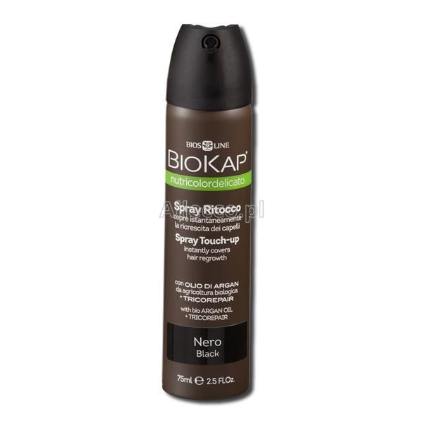 Biokap Nutricolor Delicato Spray na odrosty Touch-up Nero Black, 75 ml