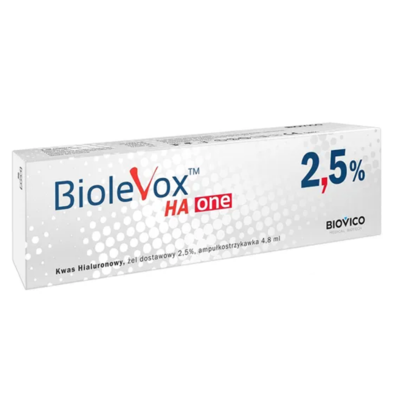 Biolevox HA One 2,5% żel dostawowy w ampułko-strzykawce 4,8 ml, 1 szt.