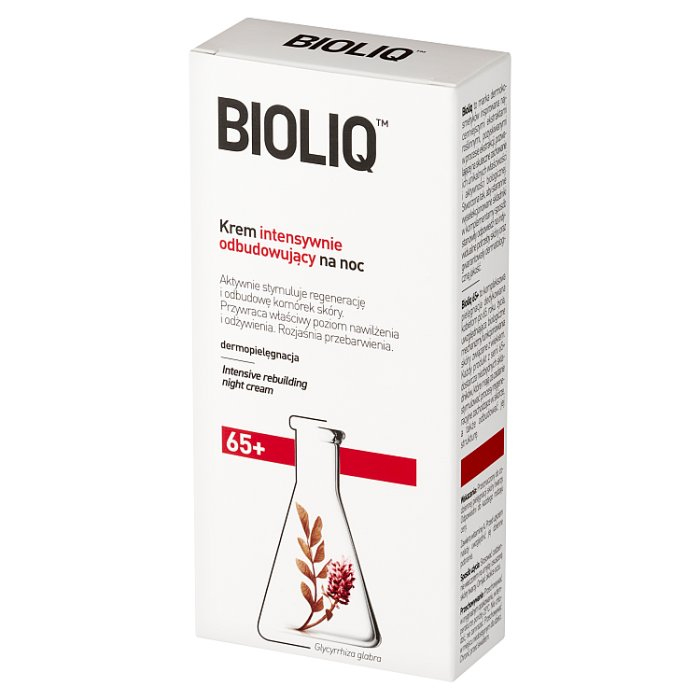 Bioliq 65+ krem na noc intensywna odbudowa skóry dojrzałej, 50 ml