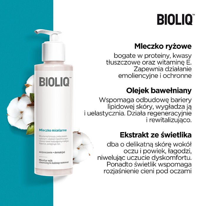 BIOLIQ CLEAN Mleczko micelarne 135 ml