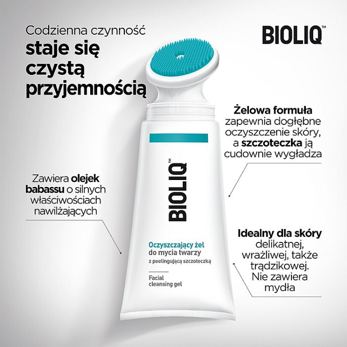 Bioliq Clean oczyszczający żel do mycia twarzy, 125 ml