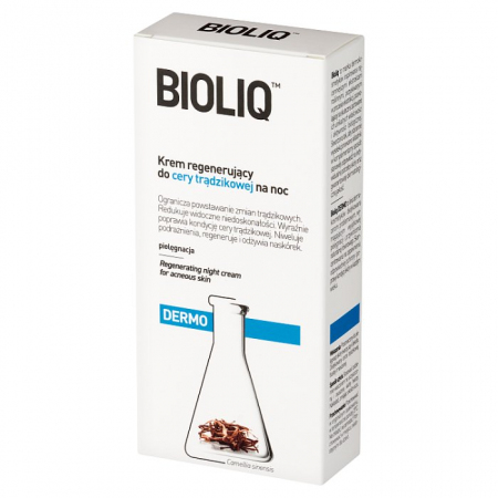 BIOLIQ DERMO Krem regenerujący do cery trądzikowej na noc 50 ml