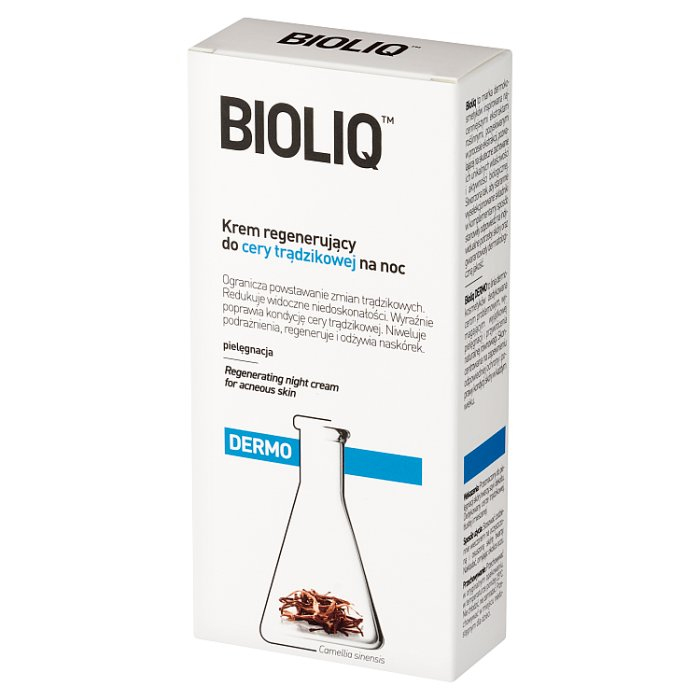 Bioliq Dermo Krem Regenerujący do Cery Trądzikowej na Noc, 50 ml