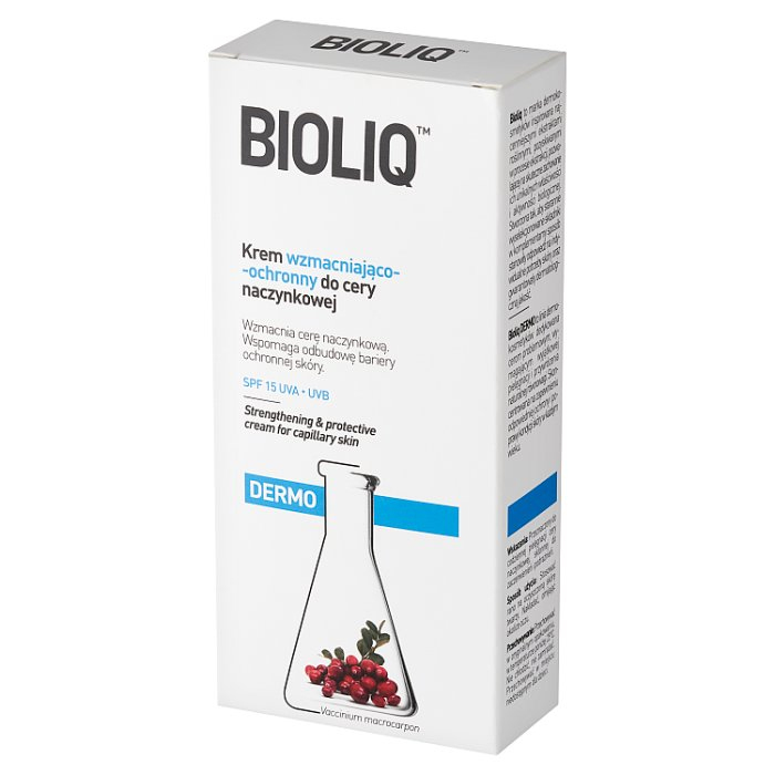 Bioliq Dermo krem wzmacniająco-ochronny do cery naczynkowej, 30 ml