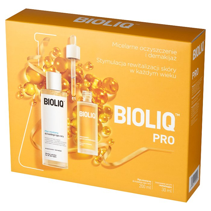 Bioliq Pro intensywne serum rewitalizujące 30 ml + płyn micelarny 200 ml, zestaw