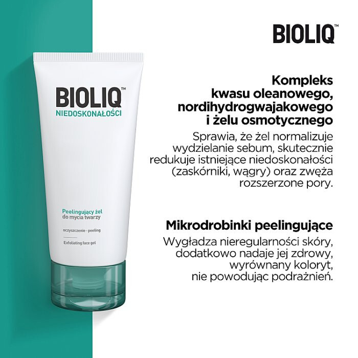 Bioliq Specialist Niedoskonałości peelingujący żel do mycia twarzy, 125 ml