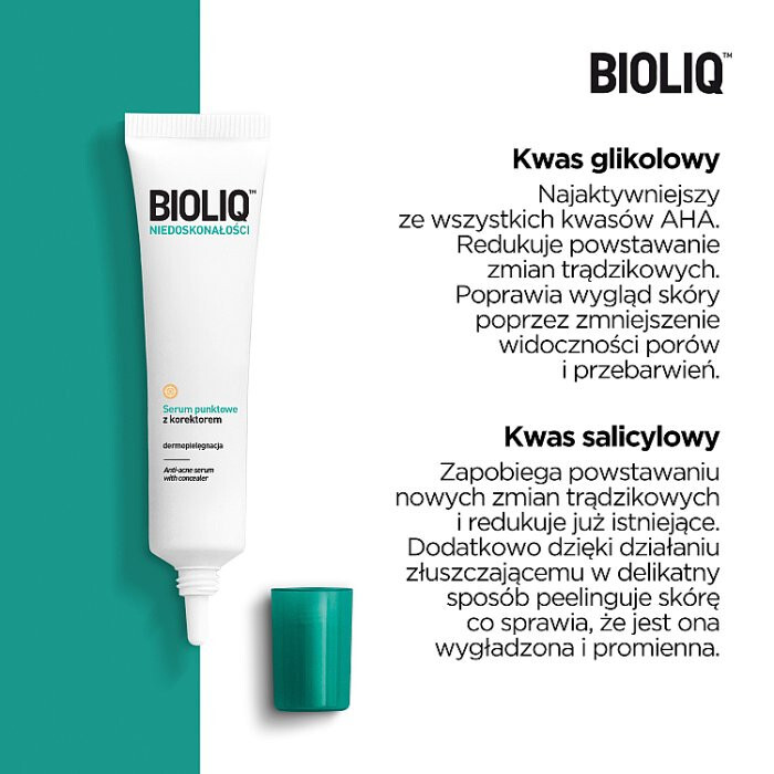 Bioliq Specialist Niedoskonałości Serum punktowe z korektorem, 10 ml