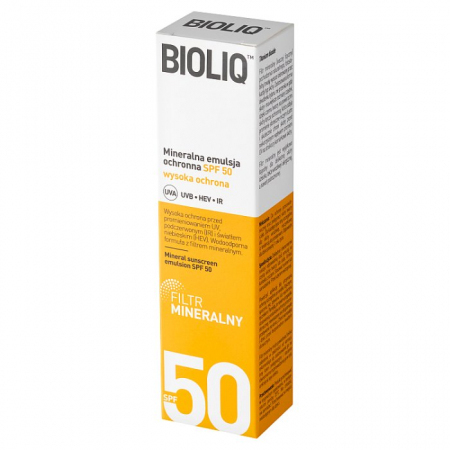 BIOLIQ SPF50 mineralna emulsja ochronna 30 ml