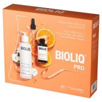 BIOLIQ Zestaw (Skoncentrowane serum z fotostabilną witaminą C i niacynamidem + Mleczko micelarne)