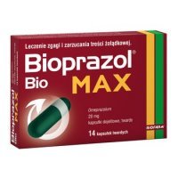 Bioprazol Bio MAX 20 mg 14 kapsułek dojelitowych twardych