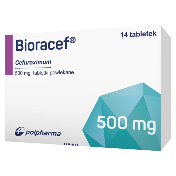 Bioracef 500mg, 14 tabletek powlekanych (blister)
