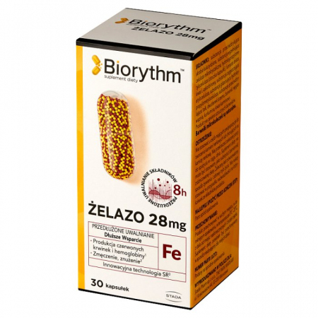 Biorythm Żelazo 30 kapsułek