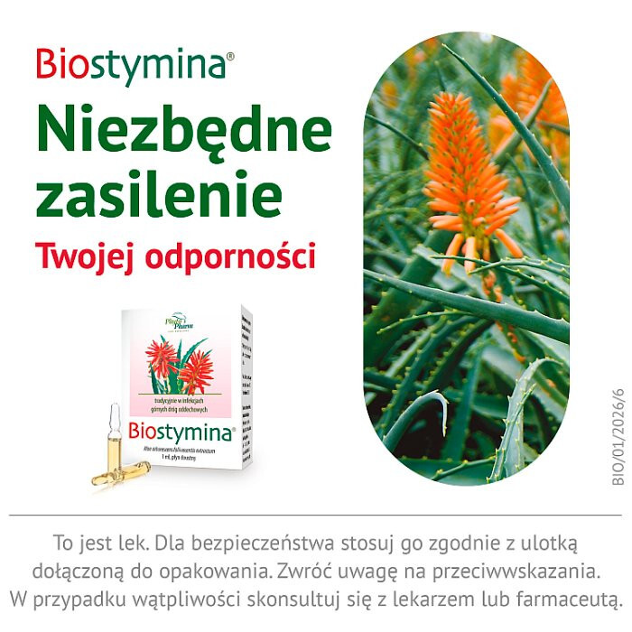 Biostymina płyn doustny 10 amp. po 1ml