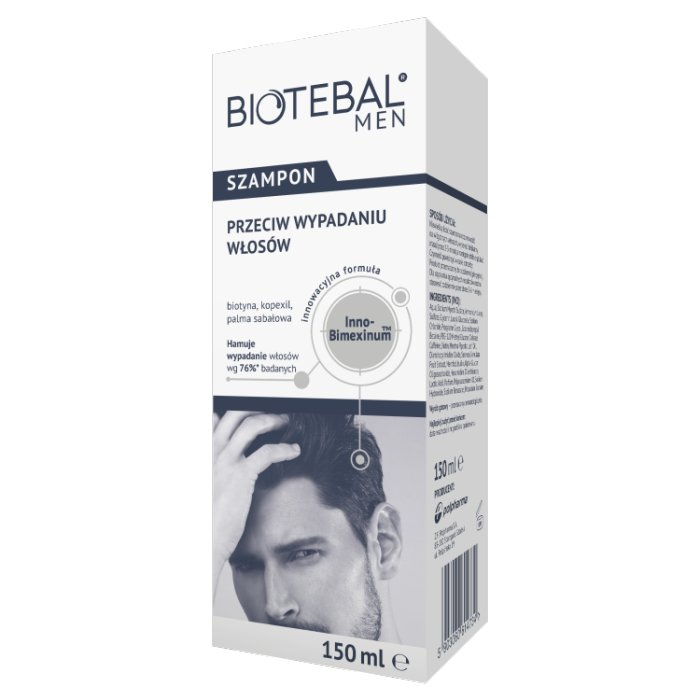 BIOTEBAL MEN Szampon przeciw wypadaniu włosów dla mężczyzn 150 ml