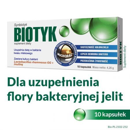 Biotyk 10 kapsułek / Symbiotyk