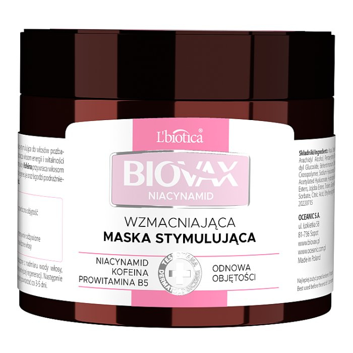 BIOVAX Niacynamid Wzmacniająca maska stymulująca 250 ml
