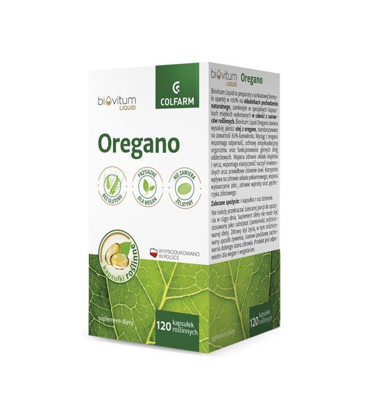 Biovitum Liquid Oregano 120 kapsułek