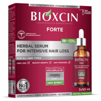 Bioxcin Forte Serum do skóry głowy przeciw silnemu wypadaniu włosów, 3 szt. po 50 ml