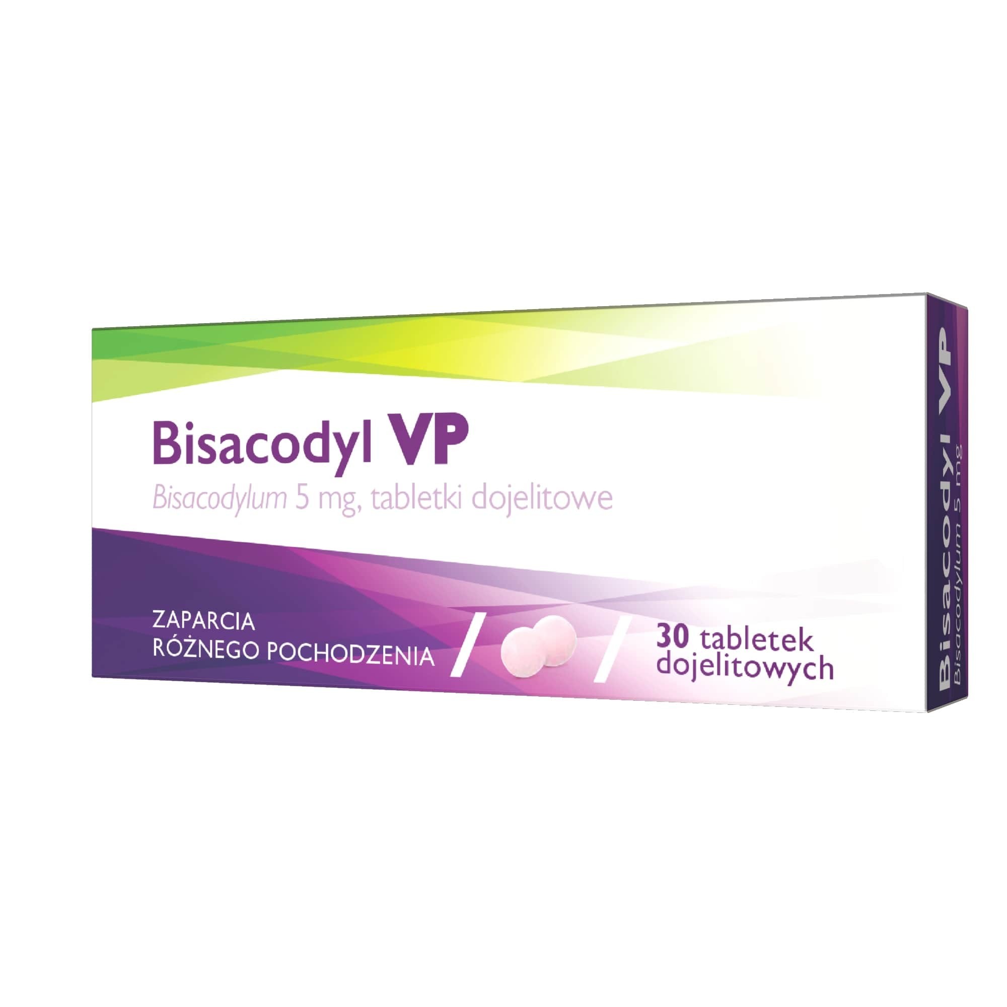 Bisacodyl VP 5 mg 30 tabletek dojelitowych