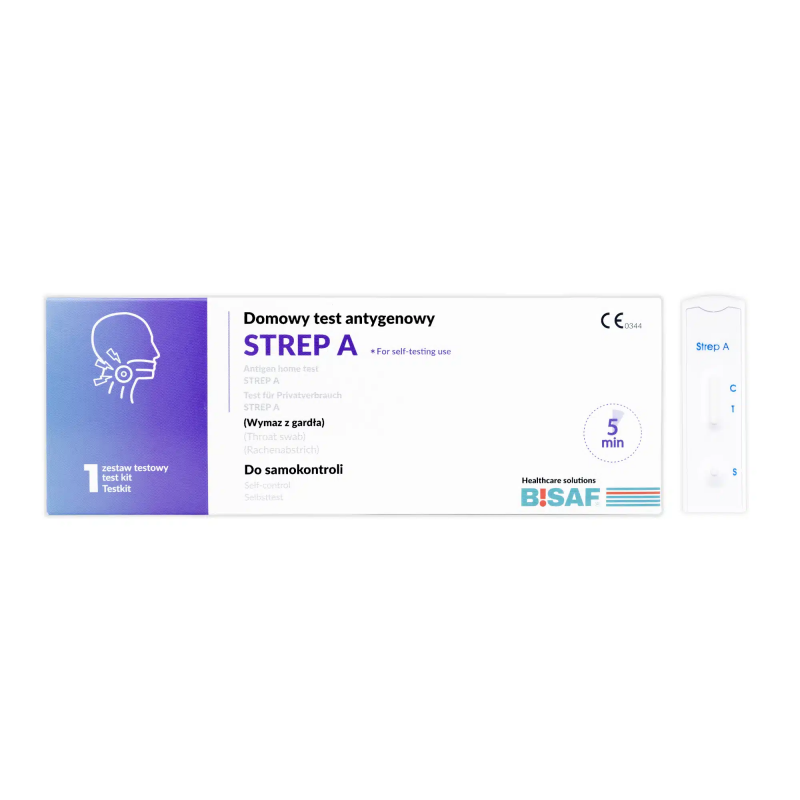 Bisaf Strep A test antygenowy, 1 szt.