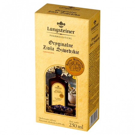 BITTER Oryginalne zioła szwedzkie 250 ml