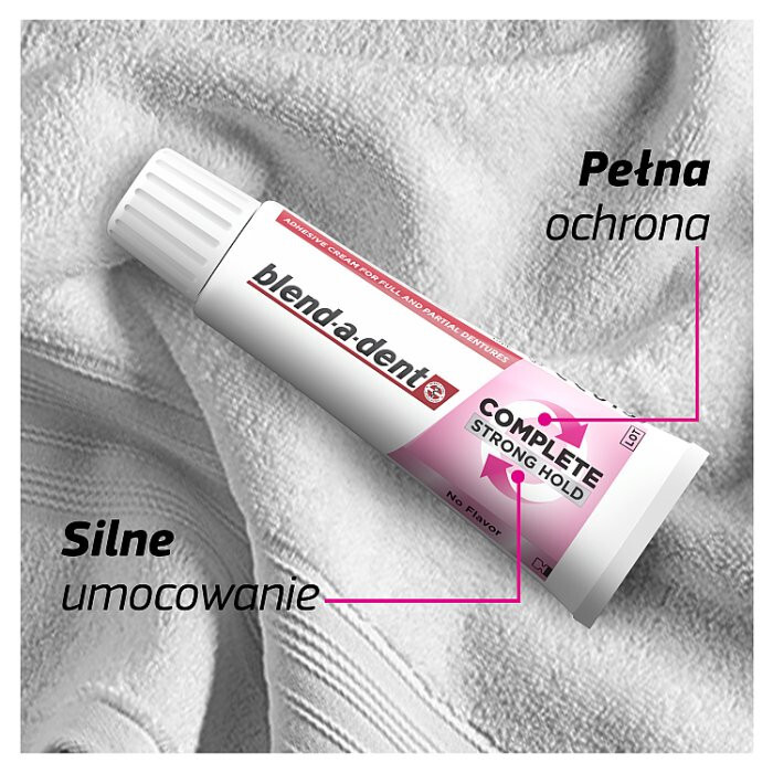 Blend-a-dent Complete Extra Strong Neutral Klej do protez, 47 g