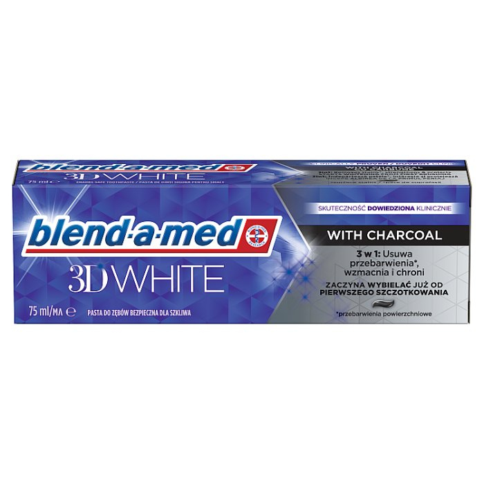 Blend-a-med 3D White Charcoal Pasta do zębów, 75 ml