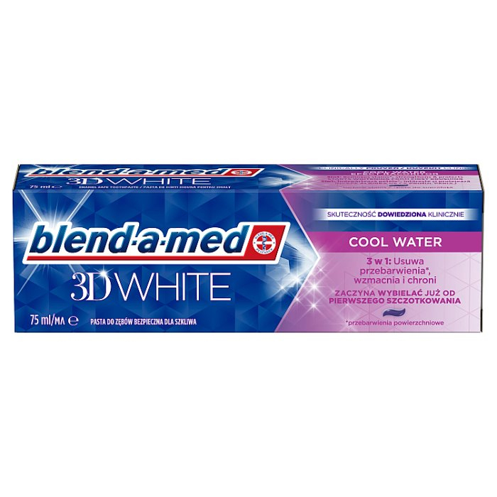 Blend-a-med 3D White Cool Water Pasta do zębów, 75 ml