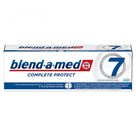 Blend-a-med Complete Protect 7 Crystal White Pasta do zębów, 75 ml