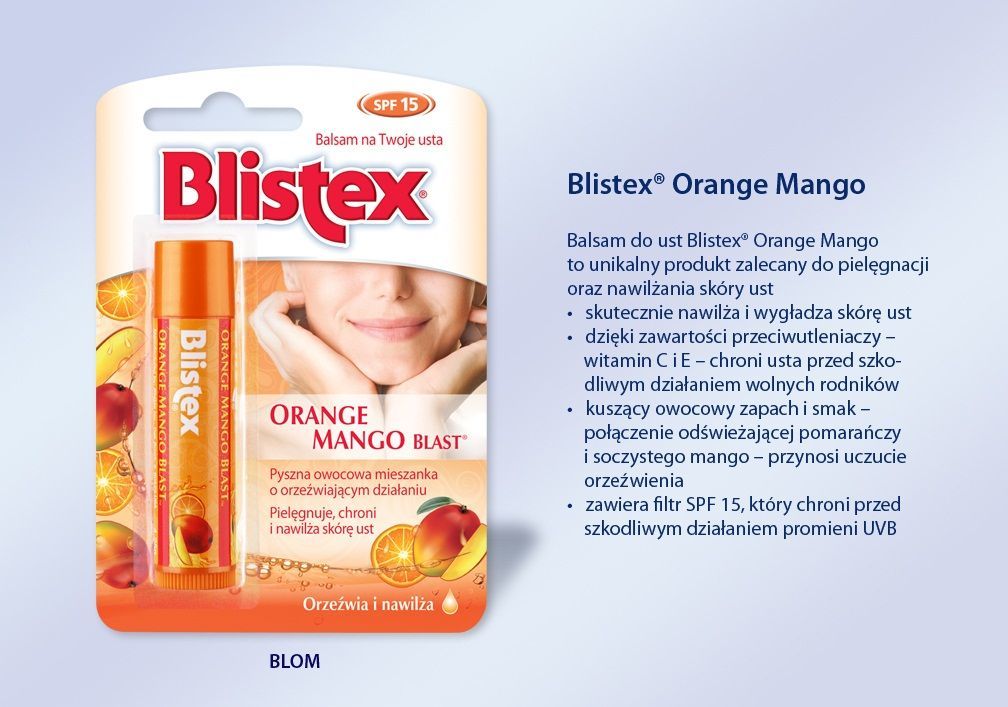 Blistex Orange Mango balsam do ust, 4,25 g
