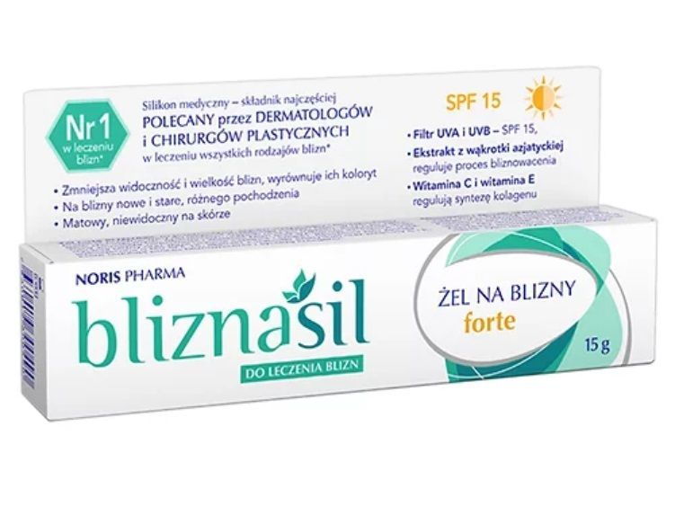 Bliznasil forte żel silikonowy na blizny 15 g