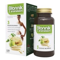 Błonnik z ananasem tabletki do ssania, 120 szt.