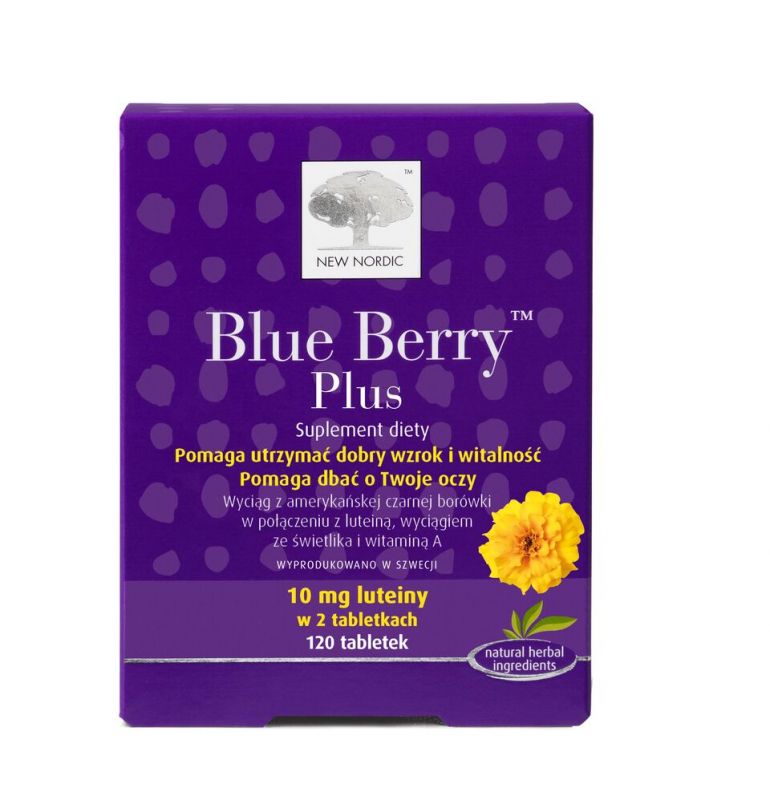 Blue Berry Plus tabletki, 120 szt.