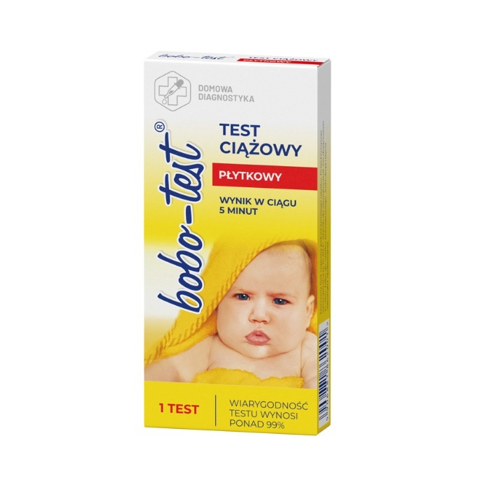 Bobo-test test ciążowy płytkowy do użytku domowego, 1 szt.