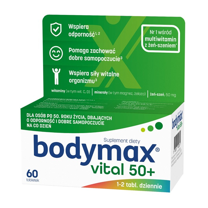 Bodymax Vital 50+ 60 tabletek
