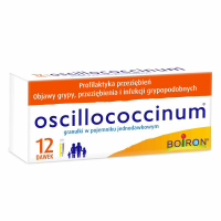 Boiron Oscillococcinum granulki na objawy przeziębienia i grypy, 12 dawek