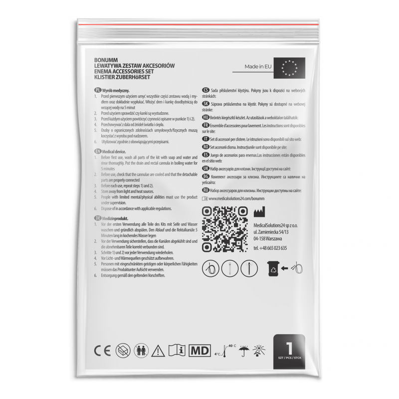 BonumM Lewatywa zestaw uzupełniający, 1 szt.