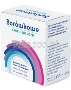 Borówkowe krople do oczu 0,4 ml 20 amp.
