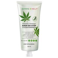 Botanic Help krem do stóp z olejem konopnym, 100 ml