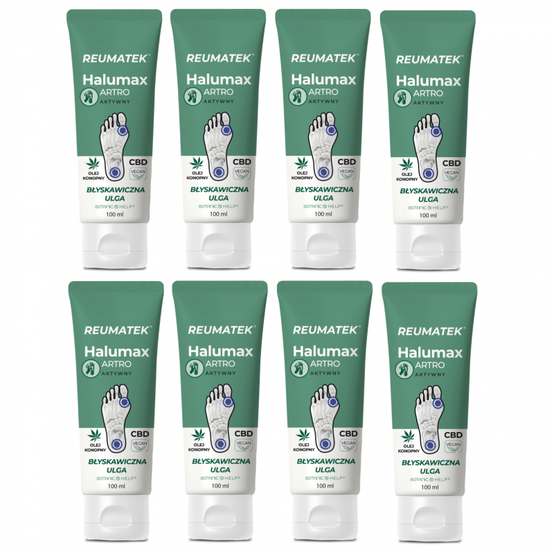 Botanic Help Reumatek Halumax Artro maść 100 ml display, 8 szt.