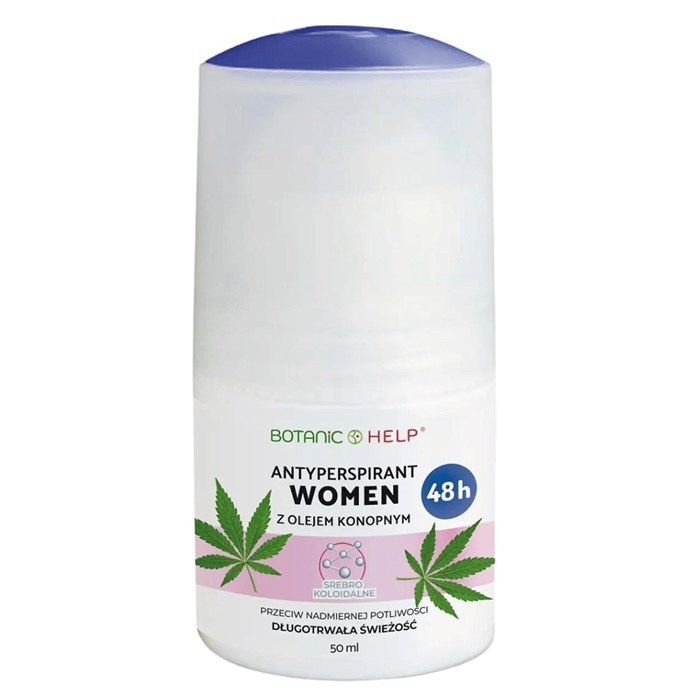 Botanic Help Women antyperspirant z olejem konopnym, 50 ml