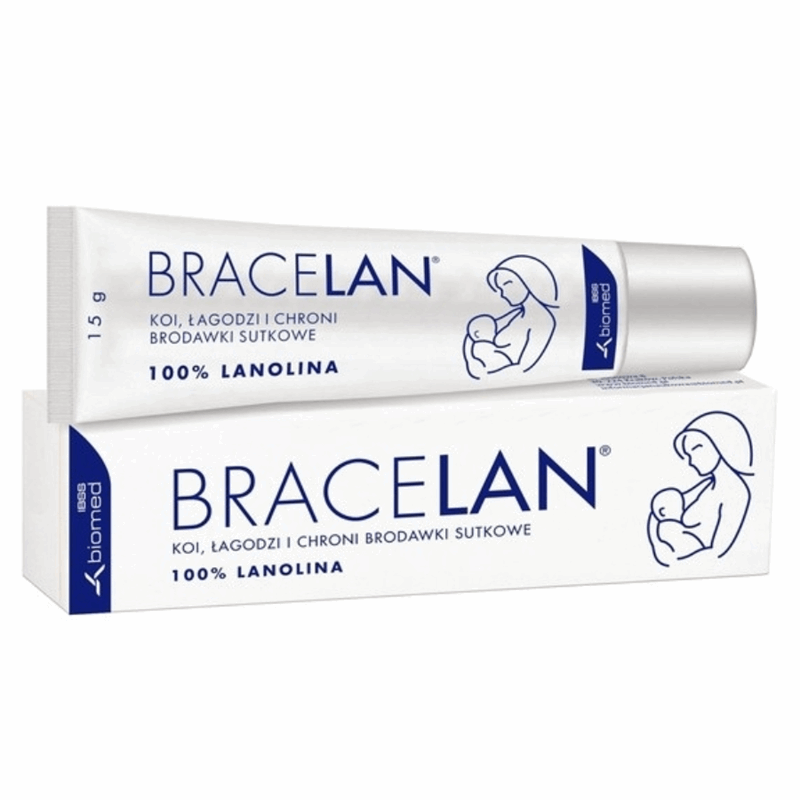 Bracelan Maść do pielęgnacji brodawek sutkowych z lanoliną, 15 g